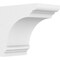Ekena Millwork Standard Hughes Architectural Grade PVC Bracket, 6 1/2"W x 10"D x 10"H BKTP07X10X10HUG - alternate 1